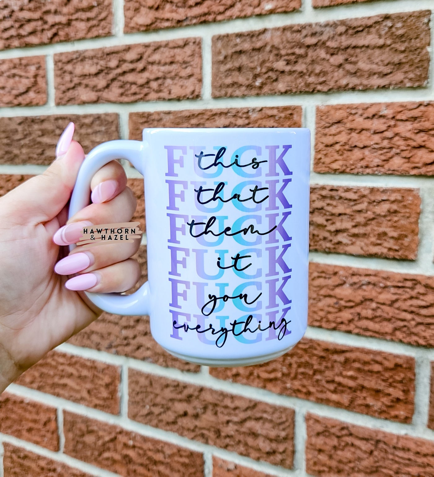 Fuck this & that-purple/blue