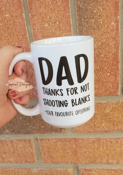 Dad Shooting Blanks Mug