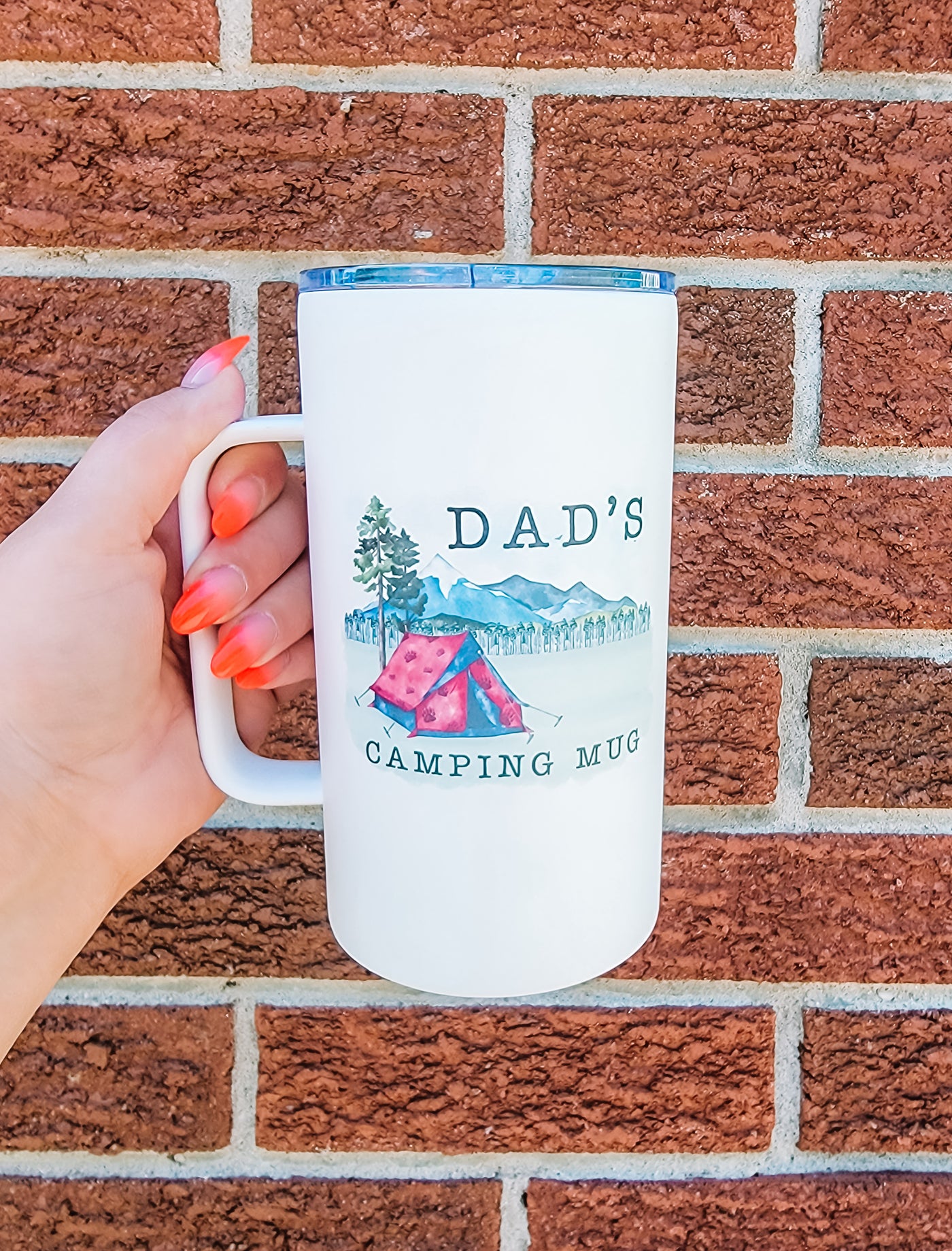 Dads camping mug- tent