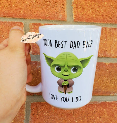Yoda Best Dad (Single kid) Mug